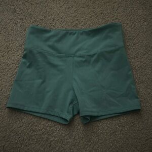 green kids sport shorts